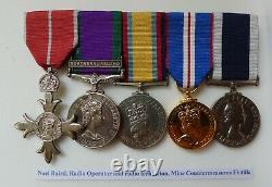 MBE to Royal Navy Rating with Gulf & Northern Ireland Medal + photos