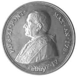MEDAL Pius XI year IV of 1925 Canonization in Holy Year silver UNC uncommo