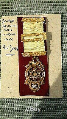Masonic. 9ct gold Royal arch chapter medallion