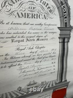 Masonic Archive Royal Arch, Knights Templar, W. S. Linnell Political Figure