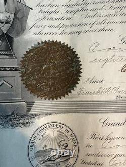 Masonic Archive Royal Arch, Knights Templar, W. S. Linnell Political Figure