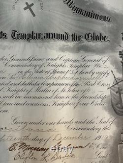 Masonic Archive Royal Arch, Knights Templar, W. S. Linnell Political Figure