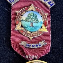 Masonic Medal 1944 Hertfordshire Walnut Tree Chapter 5192 Silver Royal Arch M1