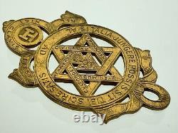 Masonic Royal Arch Vintage Freemason Medallion Fratribus Honor Fidelitas EE401