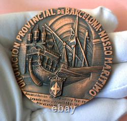 Medal 4th IV Centenary of the Battle of Lepanto 1571-1971 Royal Galley Barcelona