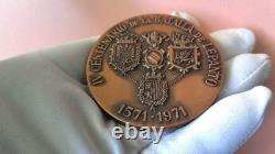 Medal 4th IV Centenary of the Battle of Lepanto 1571-1971 Royal Galley Barcelona