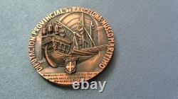 Medal 4th IV Centenary of the Battle of Lepanto 1571-1971 Royal Galley Barcelona