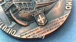 Medal 4th IV Centenary of the Battle of Lepanto 1571-1971 Royal Galley Barcelona
