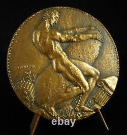 Medal Association Royal Union And Hold Belgium Homme Strong Michel Camus 1964