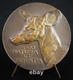 Medal Belgium 1968 Royal Zoological Society Of Antwerpen Zoologie Animal