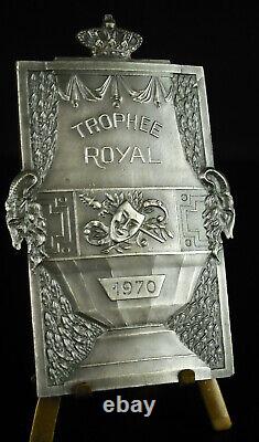 Medal Fncd Trophy Royal 1970 Association Of Martial Arts Dramatic Belgium