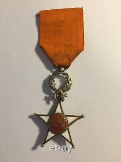 Medal Military Morocco WW1 Knight Royal Order Ouissam Alawi Al Alaoui