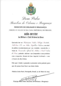 Medal Of Knight The Imperial Order Of The Rose Empire Of Brazil