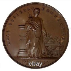 Medal Spain ROYAL ECONOMIC SOCIETY Jerez de la Frontera by LC Wyon (1826-1891)
