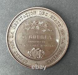 Medal THEATRE ROYAL D'ANVERS P. BOURLA ARCHITECTE by Hart F. 1834