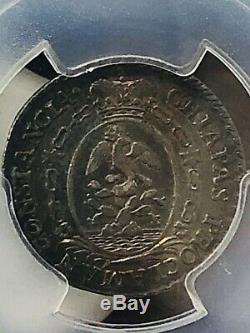 Mex Imperial Era Silver Proclamation Medal Chiapas Grove 23a Ag XF45 RARE Just 1
