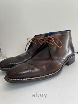 Mezlan Custom Brown Leather Chukka Boot 13 US