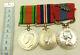 Military WWII Pair & Royal Air Force Long Service Good Conduct Medal Trio (5266)