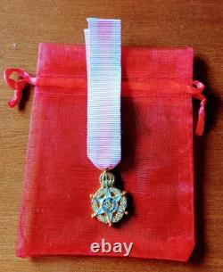 Miniature Medal The Imperial Order Of The Rose Empire Of Brazil