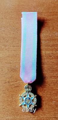 Miniature Medal The Imperial Order Of The Rose Empire Of Brazil