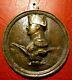 Napoleon Bonaparte & the imperial eagle large 105mm cast plaque medal