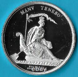 Netherlands Dutch King William 3rd 45mm 42grams Silver Royal Mint 1874 Medal