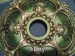 New! Elegant & Royal Hand Painted Ceiling Medallion Chandelier Wall Decor 18