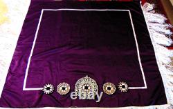 New Native American Onondaga hand beaded dance shawl