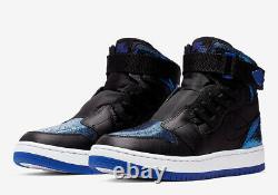 Nike Air Jordan 1 Nova XX Black Game Royal Blue Shoes Gym AV4052-041 Size 8