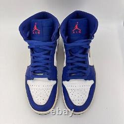 Nike Air Jordan 1 Retro Gold Medal Royal Blue White Men Shoes 332550-406 Size 14