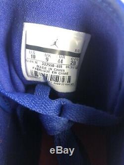 Nike Air Jordan 1 Retro High Gold Medal 332550 406 Deep Royal Blue Gold Size 10