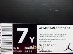 Nike Air Jordan 6 Retro Gg Gym Royal/vivid Pink Size 7y/women's 8.5 543390-439