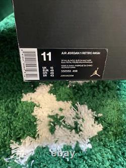 Nike Air Jordan Retro 1 HighGold MedalWhite/Royal Blue-Gold Sz 11