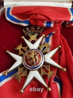 Norway, Medal A Royal Order Of Saint Olaf, Grand Cross Set