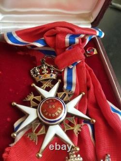 Norway, Medal A Royal Order Of Saint Olaf, Grand Cross Set