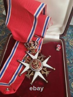 Norway, Medal A Royal Order Of Saint Olaf, Grand Officer Set/Case