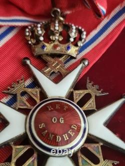 Norway, Medal A Royal Order Of Saint Olaf, Grand Officer Set/Case