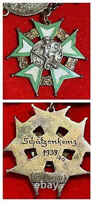 ORIGINAL WW1 WWI Imperial German Shooting Chain Award Kings Chain Schutzen Medal