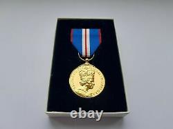 Official 2002 Queen Elizabeth II Golden Jubilee Medal Royal Mint. Boxed With Coa