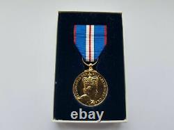 Official 2002 Queen Elizabeth II Golden Jubilee Medal Royal Mint. Boxed With Coa