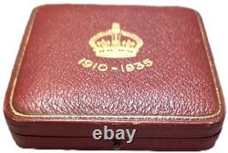 Official British Royal Mint Issue Silver George V Medal in Case
