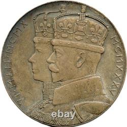 Official British Royal Mint Issue Silver George V Medal in Case