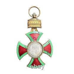 Old Ethiopian Order of Menelik Medal Lion of Judah Coin Altered Imperial Badge