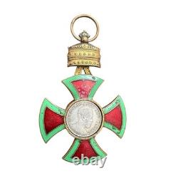 Old Ethiopian Order of Menelik Medal Lion of Judah Coin Altered Imperial Badge