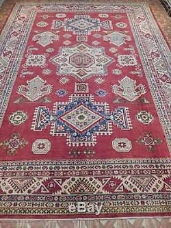 Oriental Area Rug 10x14 Kazak Royal Carpet Hand Knotted (119x164 in)
