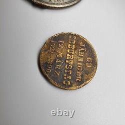 Original Antique German medals coin Bavaria King Ludwig Prince Luitpold royal