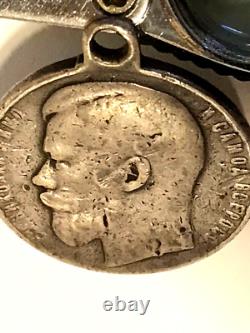 Original Antique Russian Imperial Medal Bravery 4 Cl. Tsar Russia Order Military