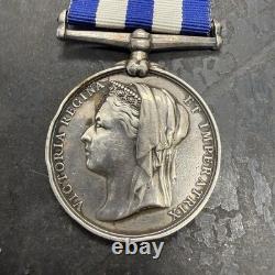 Original British 1882 Egypt Medal Sterling Named Royal Medical Corps HMS Dragon