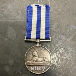 Original British 1882 Egypt Medal Sterling Named Royal Medical Corps HMS Dragon