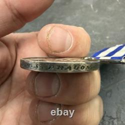 Original British 1882 Egypt Medal Sterling Named Royal Medical Corps HMS Dragon